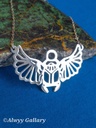 Egyptian Scarab with wings of maat