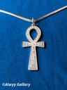 Ankh engraved with hyroglifics